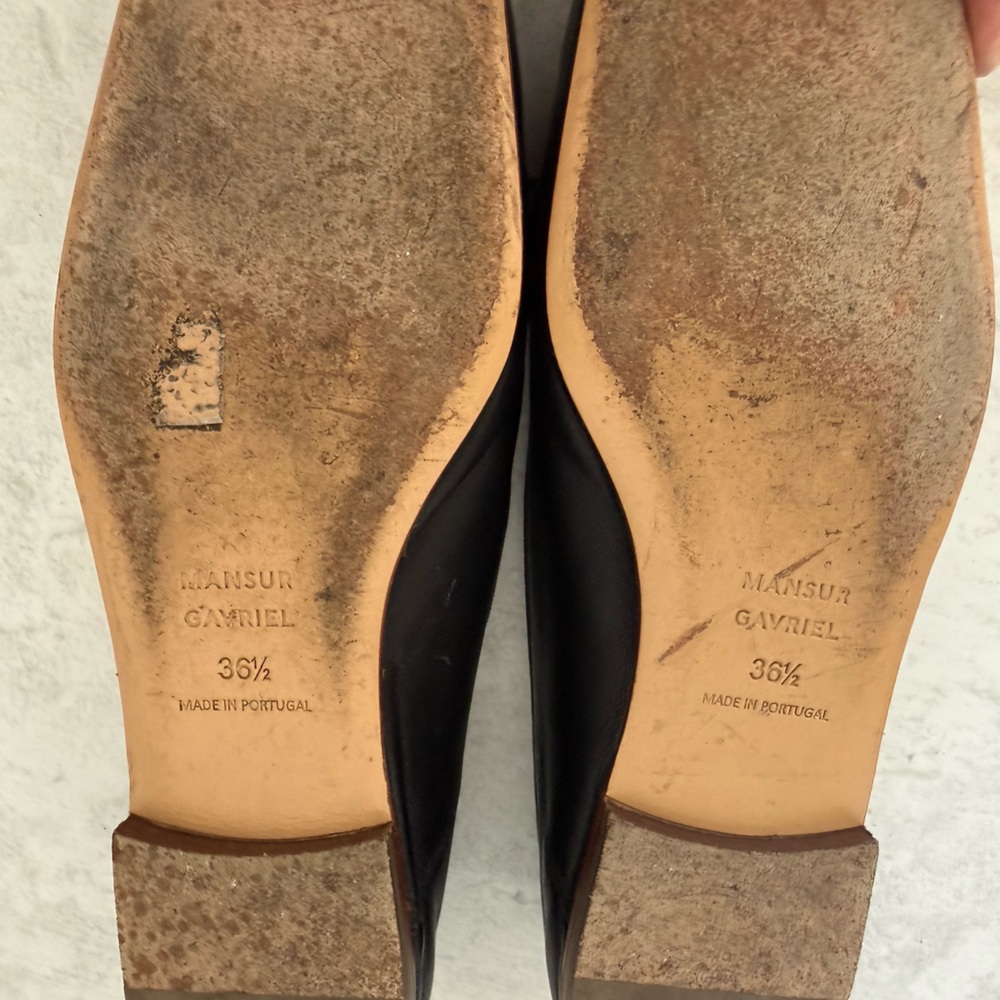 Mansur Gavriel Square Toe Ballerina Flats | Shopbop Mansur Gavriel Square Toe Ba - Picture 6 of 9